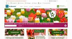 Desktop Screenshot of debloembol.nl